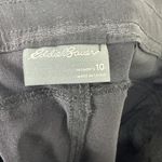 Eddie Bauer  Cargo Trail Shorts Women's Size 10 Black Stretch Hiking Outdoor Photo 2