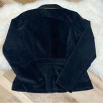 Columbia  Women's Medium Black Jacket Belted Velvet Toggle Closure Casual Photo 1