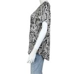 Lavender Brown  Snake Print Popover Top Size M Photo 1