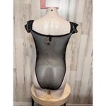 Victoria's Secret Victoria’s Secret Black Lace Bodysuit Women’s Size Large Photo 6