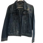 sts blue Denim Jean Jacket Distressed Photo 2