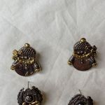 6 Pairs Vintage Christmas Ear Stud Earrings Santa Xmas Piercing Jewelry Gift Photo 2