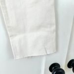 MNG NWT Havana Straight Leg Jeans Cropped Raw Hem High‎ Waist White Size 4 Photo 6