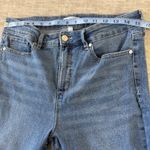 Sofia Vergara‎ Jeans Size 12 Hi Rise Skinny Ankle Jeans Raw Hem 30x27 Stretch Blue Photo 8