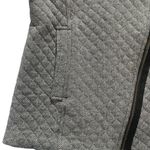 CAbi Gray Quilted Asymmetrical Zip Moto Jacket Modern Chic Casual Outerwear Photo 8