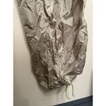 Motel Rocks Motel Parachute Pants Women XL Almond Milk Tan Drawstring Y2K Oversize Baggy New Photo 3