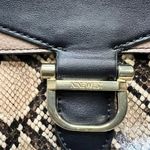 Nine West  Women’s Black beige snakeskin, faux leather handbag with Chain strap Photo 2