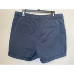 Gap  Women's 5" Khaki Short in Navy, Size: 14 High Rise Chino Flat Front Casual Photo 11