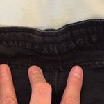 American Eagle Outfitters High Waist Black Denim Shorts Photo 1