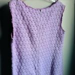Handmade Knit Dress Lavender Purple Vintage Photo 1