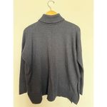 Lilla P Women's Turtleneck Sweater Gray Size S Modal/Silk Photo 2