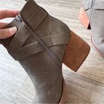 Kork-Ease  Korks Shyla Taupe Suede Leather Boots Womens 8.5 Casual Fall Chunky Photo 7