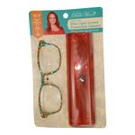 The Pioneer Woman Blue Light Screen Protection Glasses with Case Vintage Floral Photo 4