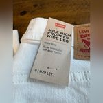 Levi's White Levi’s - Mile High - Wide Leg Crop Size: 29 Photo 5