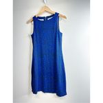 Tommy Bahama  Dress Womens Size XS Blue Black Leopard Print Sleeveless Zip Up Photo 1