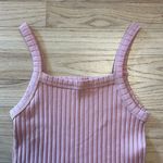 Carly Jean Los Angeles  Essential Ribbed Spaghetti Tank Mauve OS Photo 1