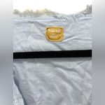 Free People  Light Baby Blue v-neck ruffle bow tiered tunic dress Photo 3