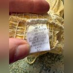 Mable floral smocked tiered ruffle spaghetti strap maxi dress, size medium Yellow Photo 10