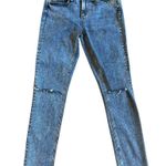 Rag and Bone  Dre Low-Rise Ankle Skinny Jeans Pants Oak Noll Raw Hem Size 27 Womens Photo 1