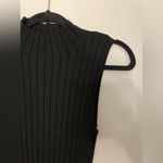 Pink Rose Sleeveless Rib Knit Midi/Maxi Sweater Dress, Black, Size M, NWOT Photo 2