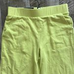 Who What Wear lime green wide leg pants Photo 1