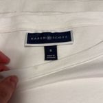 Karen Scott  White 3/4 Sleeve Blouse with Striped Details Photo 3