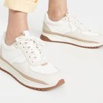 Madewell  Kickoff Trainer Sneakers In Antique Cream Multi Size 8 Photo 0