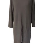 LILLA P Gray Long Sleeve Waffle knit Dress NEW Size SMALL Photo 2