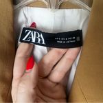 ZARA Camel Tan Double Breasted Oversized Blazer S Photo 5