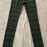 Lululemon  Women's Skinny Groove Pant II Green Butterfly Fatigue‎ Leggings Sz 4 Photo 0