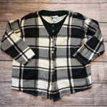 VTG 90s NYC Collection Layered Plaid Button Up Top Womens L Cabincore Shirt Fall Size L Photo 0