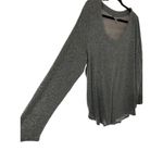 Ava & Viv  Womens Gray Knit Long Sleeve V-Neck Top Size 2X Photo 2