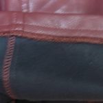 VICI burgundy faux leather cropped pants Photo 4