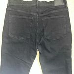 Madewell  Women’s Size 32 Stovepipe Jeans Black Rinse Wash EUC Mint Clean No Wear Photo 2