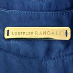 Loeffler Randall  Blue 100% Silk Sleeveless Cut Out Mini Dress Size 4 Photo 5