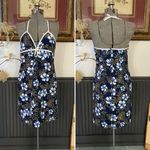 Y2K Sister Clothing Floral Hawaiian Halter Mini Dress 100% Cotton Photo 1