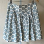 Banana Republic mint blue polka dot silk mini skirt Photo 0