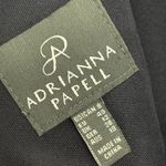 Adrianna Papell  Navy Blue Lace Lined Sheath Dress 3/4 Sleeve Size 8 Photo 1