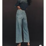 Anthropologie  MAEVE The Colette Wide Leg Crop Jeans size 28 Petite Photo 2