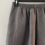 Alfred Dunner  Pants Grey Pull On Textured Straight Leg Sz 12 EUC Tik-Tok Trend Photo 2