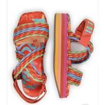 Farm Rio NEW Tropical Platform Sandal in Ipanema Size 9 Tropical Beachy Vacay Photo 1
