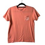 Ivory Ella  coral short‎ sleeve t-shirt women’s size medium Photo 1