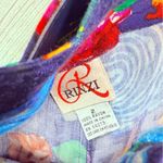 Vintage rinzi tropical outfit short sleeve shirt and shorts with belt 2/sm beach Blue Photo 7