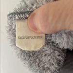 Pink Lily  Cozy Gray Fleece Vest Photo 6