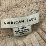 American Eagle  Sweater Women’s Small Striped Cream White Pink Photo 1