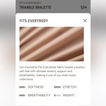 SKIMS NWT  Fits Everybody Triangle Bralette Photo 3