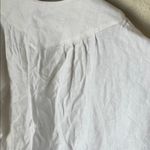 Horses atelier white poncho style v neck blouse Size L Photo 9