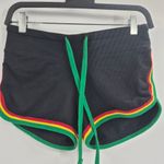 Jamaica y2k 90s 2000s boho retro festival concert Women's Shorts Small Black Photo 1