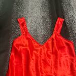 Adonna Womens small Vintage  slip dress nightie-red Photo 2