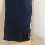 Talbots Petites Navy Cotton Blend Blazer Jacket Three Buttons Pockets Size 12P Photo 12